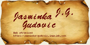Jasminka Gudović vizit kartica